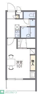 レオパレスサシェ(1K/3階)の間取り写真