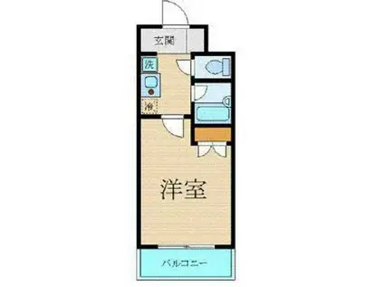 プレールカテリーナ代田橋(1K/6階)の間取り写真