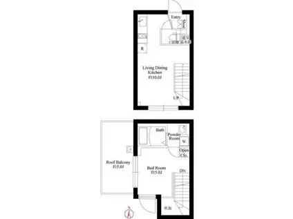 CASA LUCE CASA LUCE(1LDK/4階)の間取り写真