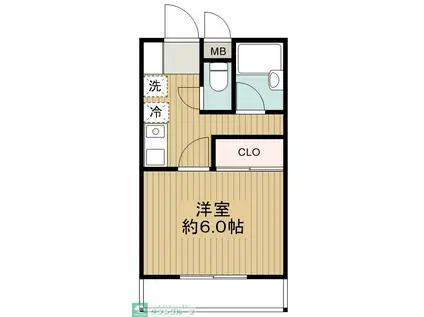 ルミエール(1K/3階)の間取り写真