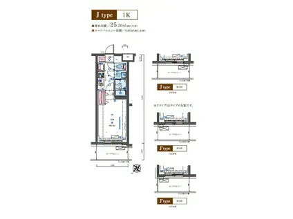 リヴシティ成増ミュジオ弐番館(1K/5階)の間取り写真