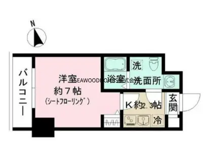 N-STAGE金沢文庫II(1K/3階)の間取り写真