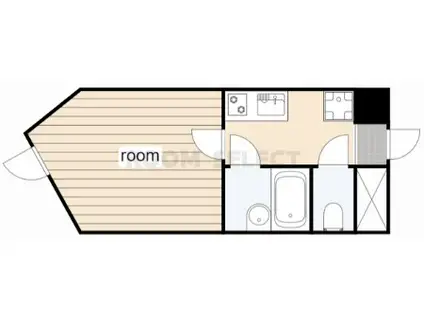 栄生川津ビル(1K/5階)の間取り写真