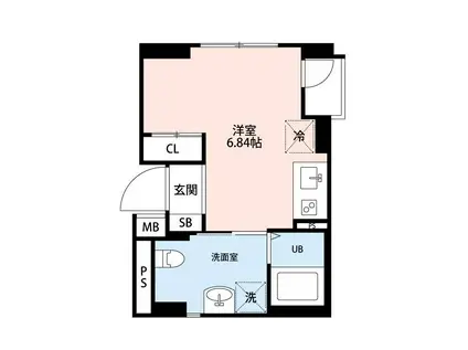PETIT MAISON住吉(ワンルーム/2階)の間取り写真