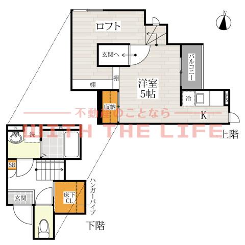 CB鳥栖ルミナス(1K/1階)の間取り写真