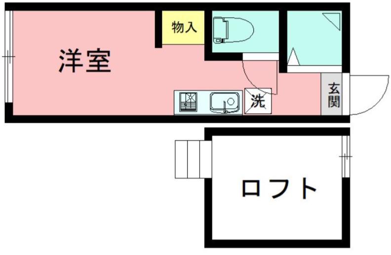 アーバンプレイス高円寺前(ワンルーム/2階)の間取り写真