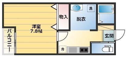 AQUA(1K/3階)の間取り写真