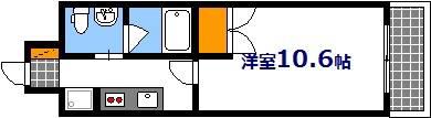ウイング稲荷町(1K/5階)の間取り写真