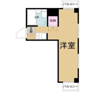 ヴィラカレッジ千代田(ワンルーム/3階)の間取り写真