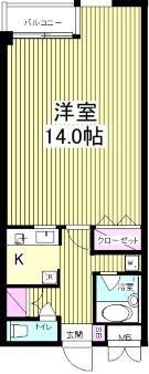 FRESCA神宮前(1K/3階)の間取り写真