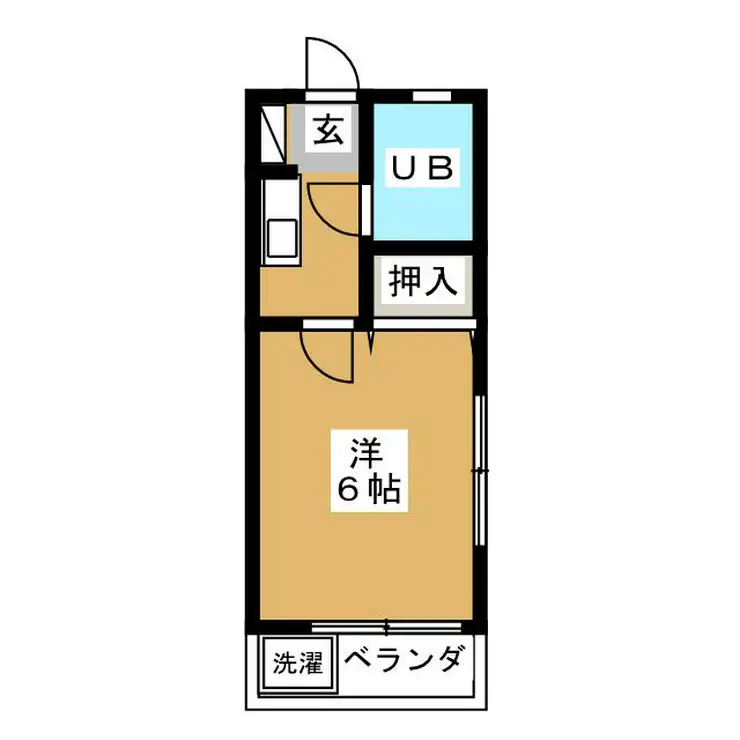 第一三菱荘 2階階 間取り