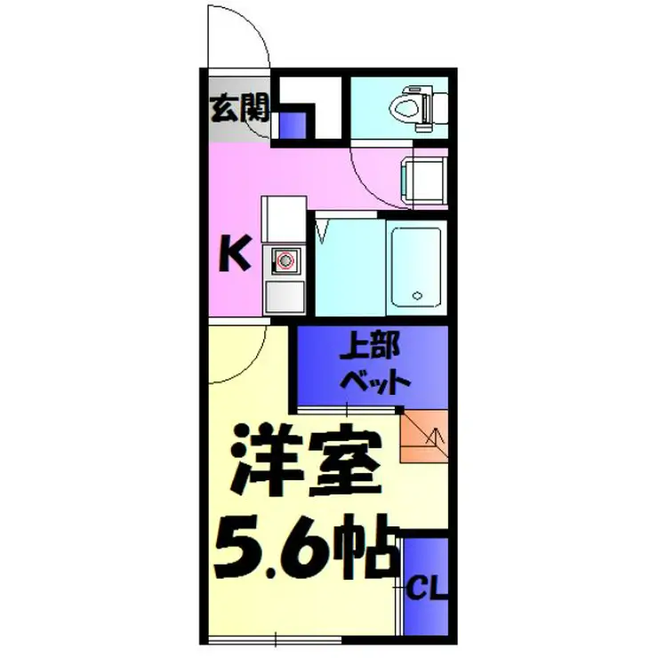 レオパレススペシャルステージB 1階階 間取り