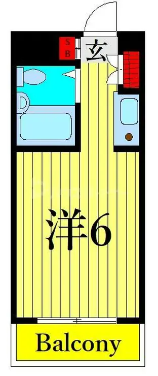 アネックス船堀 5階階 間取り
