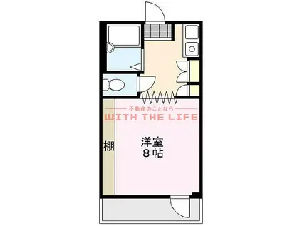 メディカルコーポII(1K/4階)の間取り写真