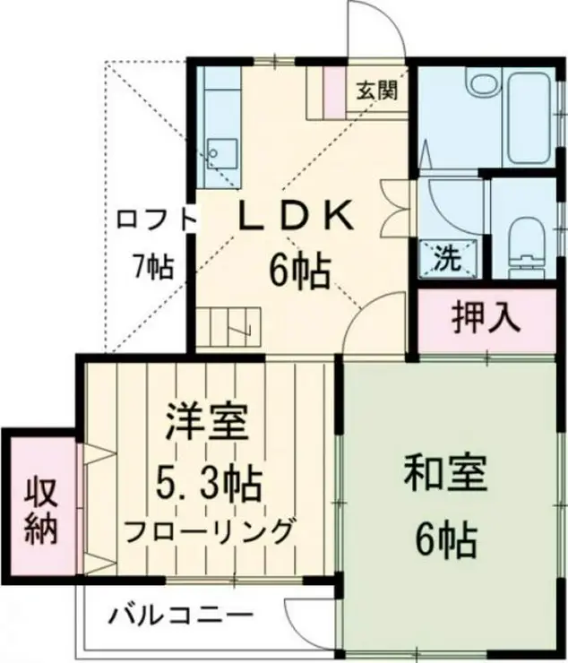 タエハウス 2階階 間取り