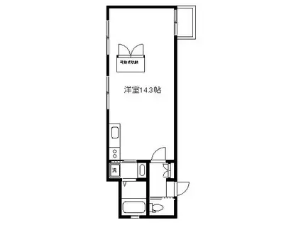 FINO新中野(ワンルーム/2階)の間取り写真