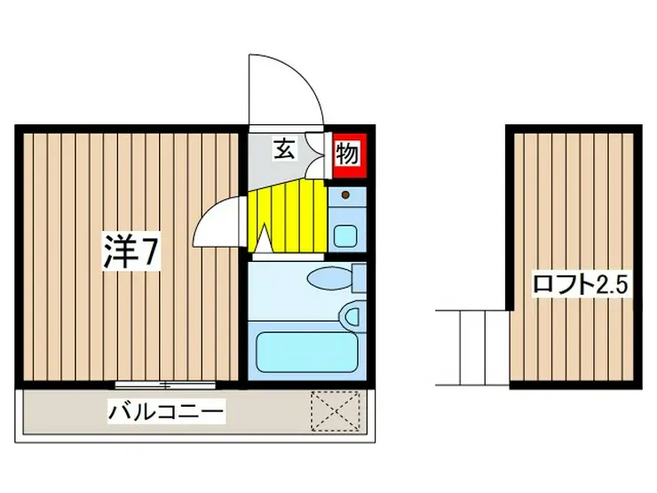 パインズアベニュー 2階階 間取り