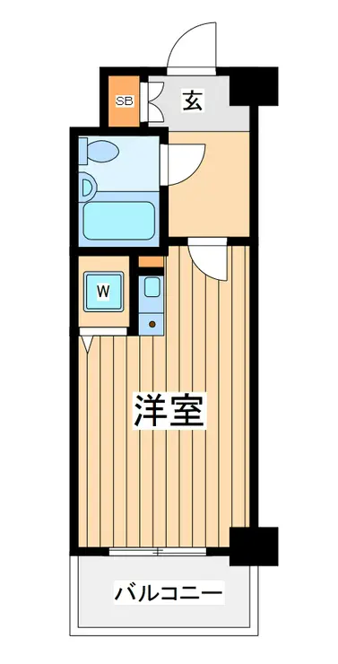 ニックアーバンスピリッツ川崎 9階階 間取り
