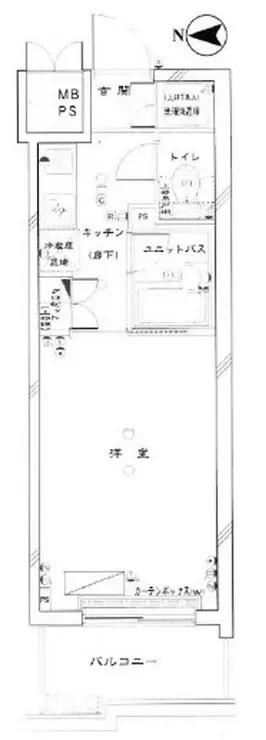 ルーブル蒲田壱番館 2階階 間取り