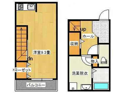SHIMOSHIBA PIT(ワンルーム/1階)の間取り写真