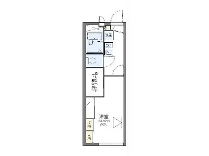 レオパレスシャルマン(1K/2階)の間取り写真