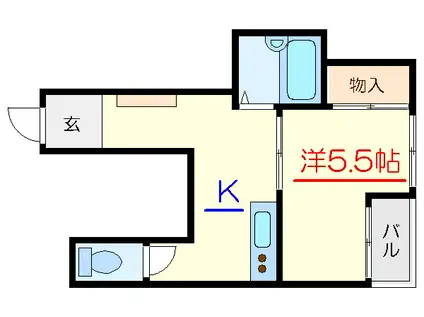 フレンドリー小柴屋ビル(1K/5階)の間取り写真