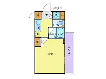 ルーブル豊玉伍番館(1K/3階)の間取り写真