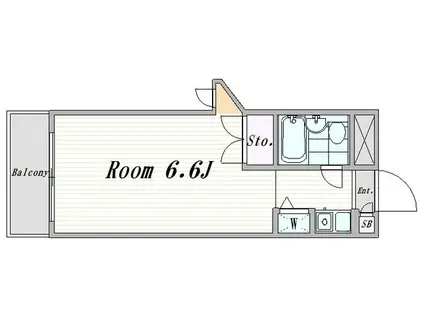 ジョイフル成増(ワンルーム/3階)の間取り写真