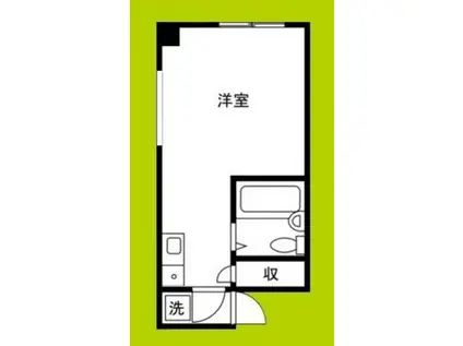 メゾン青山(ワンルーム/3階)の間取り写真