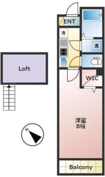 市川東レジデンス(3LDK/5階)の間取り写真