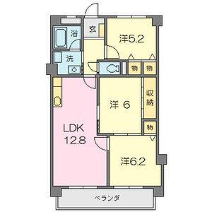 サフィニアMI(3LDK/3階)の間取り写真