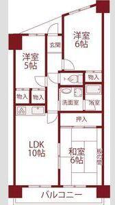 GRANPINO柴原(3LDK/2階)の間取り写真