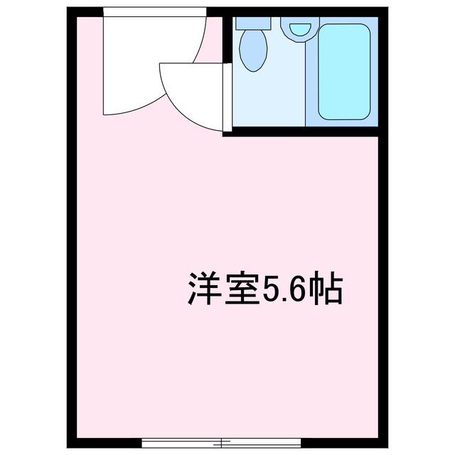 元町駅横ビル(ワンルーム/3階)の間取り写真