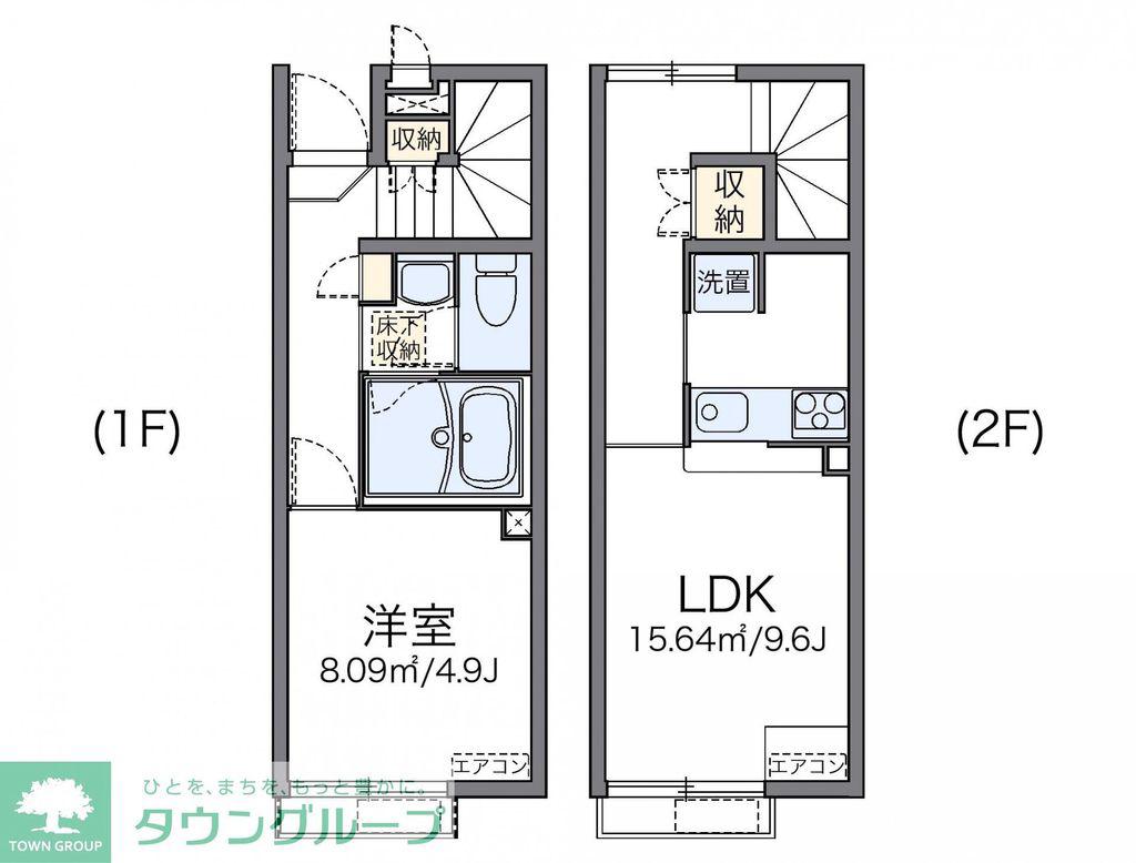 レオネクストファミリア白山(1LDK/1階)の間取り写真
