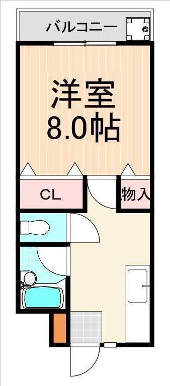 第一コンクラマンション(1K/3階)の間取り写真