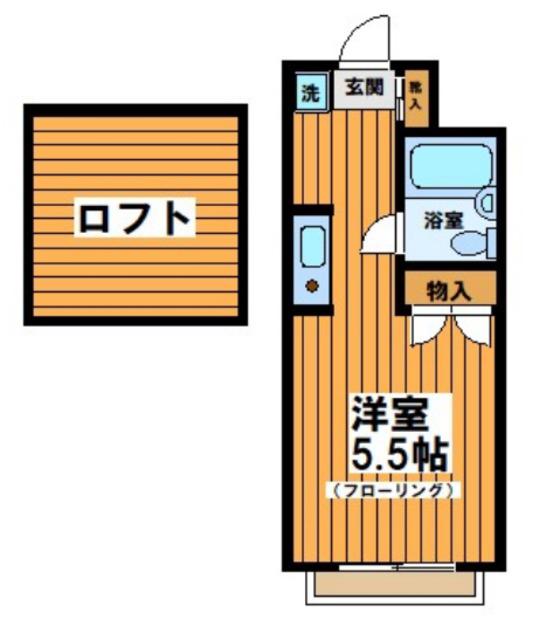レジデンス・フルヤ(ワンルーム/1階)の間取り写真