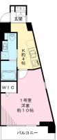 WINBELL 仙川(1K/2階)の間取り写真