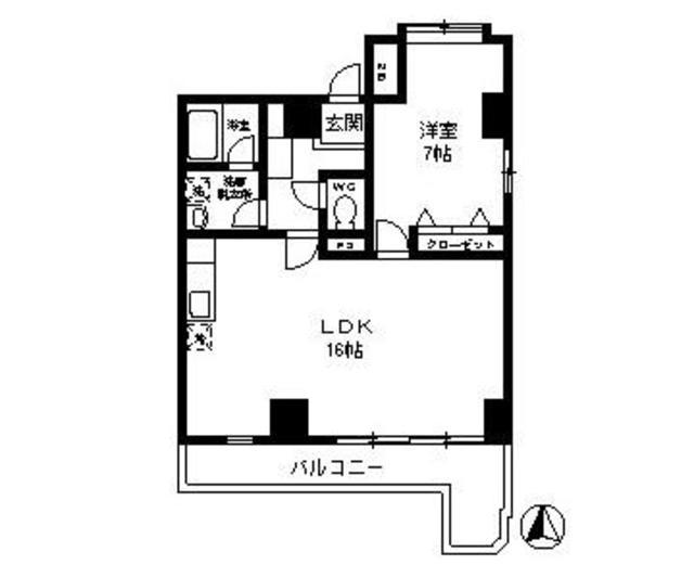 ミネルヴァ本郷(1LDK/4階)の間取り写真