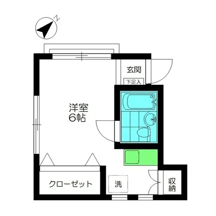 ハイツトリオ 2階階 間取り