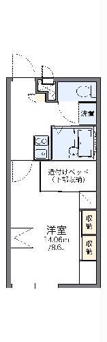 レオパレス大内(1K/2階)の間取り写真