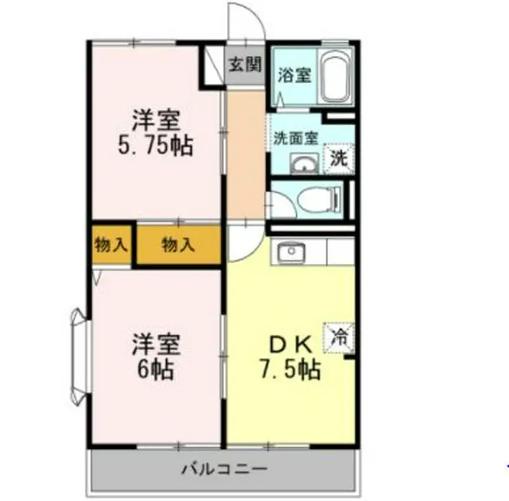 ファミールコート 2階階 間取り