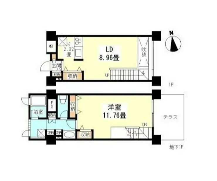 スタイリオ妙蓮寺 1階階 間取り