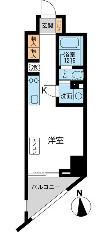 アーデン芝公園 7階階 間取り