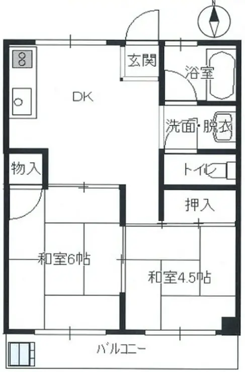 五福ビル 3階階 間取り