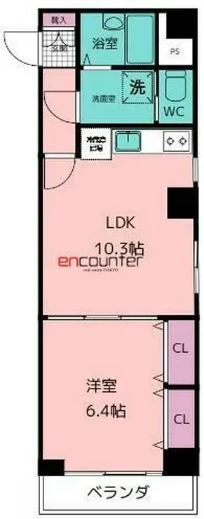 藤和三鷹コープ 2階階 間取り