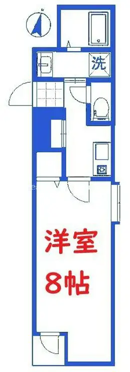 ゼフィール横濱 5階階 間取り