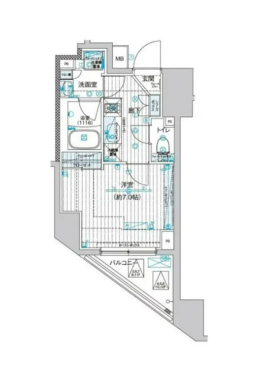 ブライズ東日本橋 3階階 間取り