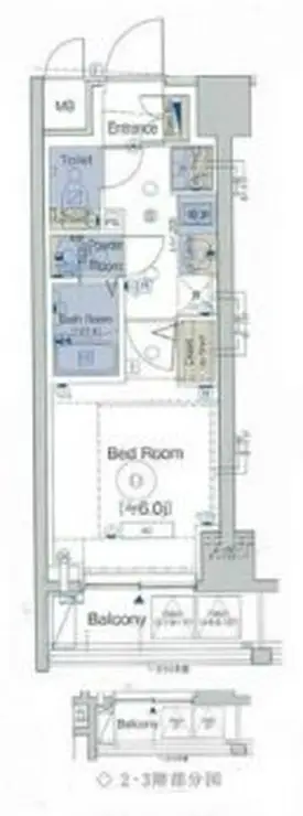 エステムプラザ横濱関内 10階階 間取り