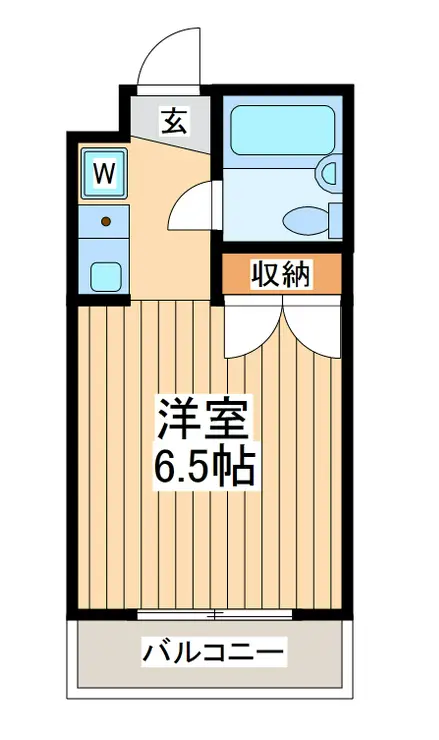 キャッスルマンション東林間 2階階 間取り