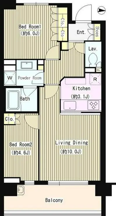 パークホームズ成増マークレジデンス 1階階 間取り